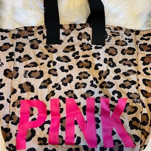 PINK Victoria Secret Leopard Bag
